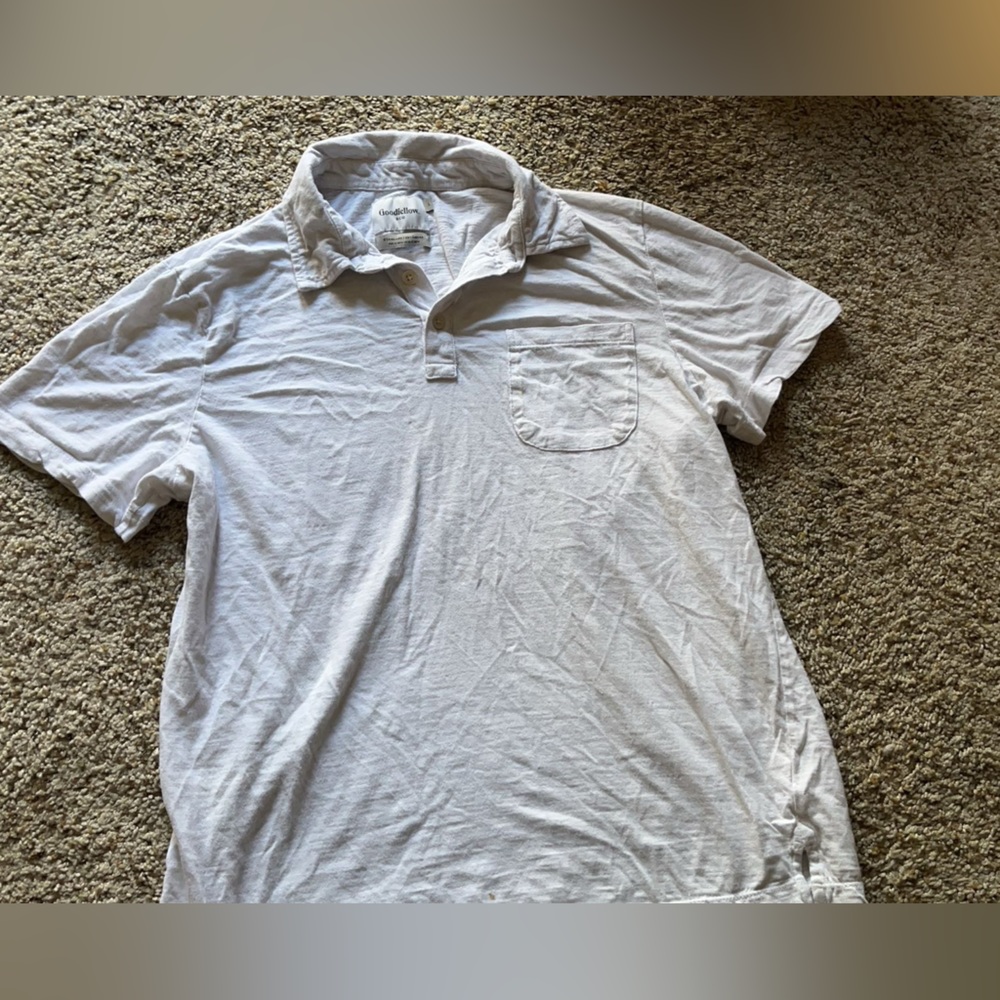 GOODFELLOW White Button up Mens Causal Shirt